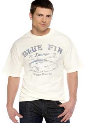 Saddlebred Blue Fin Lounge Screen Tee