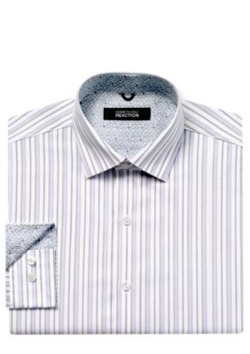 Kenneth Cole Reaction Wrinkle Free Striped Dress Shirt