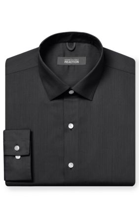 Kenneth Cole Reaction Wrinkle Free Textured Solid Dress Shirt