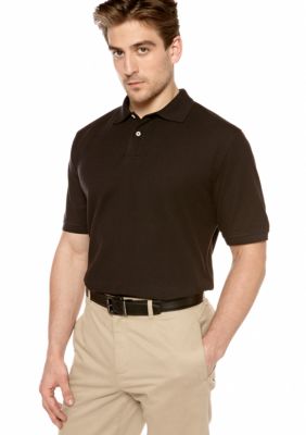 Saddlebred Big & Tall Solid Pique Polo