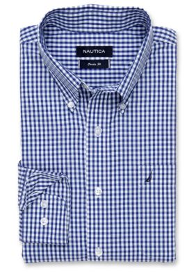 Nautica Gingham Ocean Wash Dress Shirt