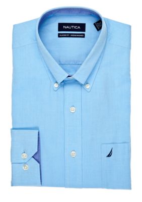 Nautica Classic Fit Ocean Washed Dress Shirt