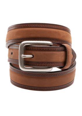 Columbia Men's Center Padded Leather Casual Belt