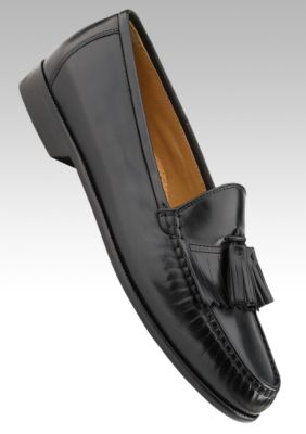 Cole Haan Trent Shawl Tassel Black Slip-on
