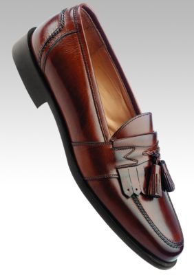 Johnston & Murphy Emery Kiltie Tassel Tan Dress Shoe
