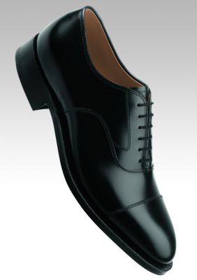 Johnston & Murphy Melton Black Dress Shoe Black