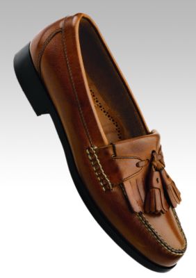 Johnston & Murphy Kaplan Kiltie Tassel Saddle Tan Slip-on