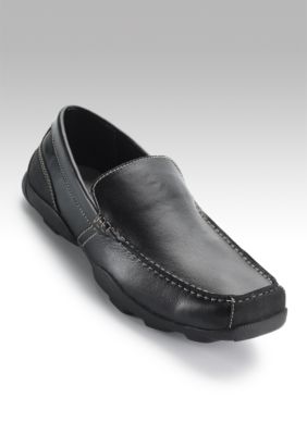 Perry Ellis Prepp Driver Black Loafer