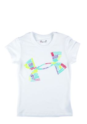 Under Armour Icon Fonts Tee Toddler Girl