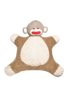 Rashti & Rashti Sock Monkey Plush Mat