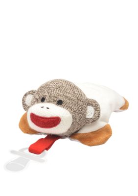 Rashti & Rashti Sock Monkey Pacifier Keeper