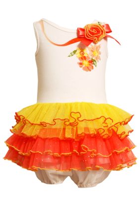 Bonnie Jean Color Block Tutu Dress