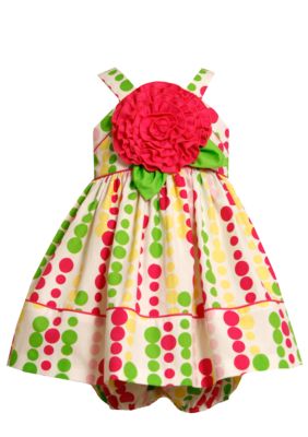 Bonnie Jean Bubble Dot Sundress