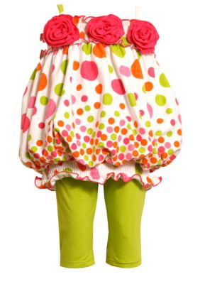 Bonnie Jean Dot Bubble Set Toddler Girls