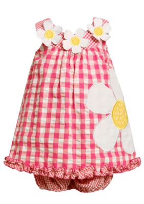 Bonnie Jean Pink Daisy Sundress