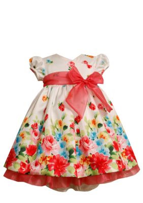 Bonnie Jean Floral Shantung Dress