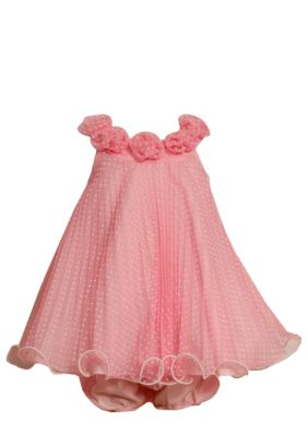 Bonnie Jean Crystal Pleat Dress