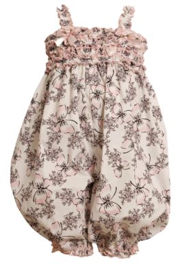 Bonnie Jean Butterfly Floral Party Pantsuit