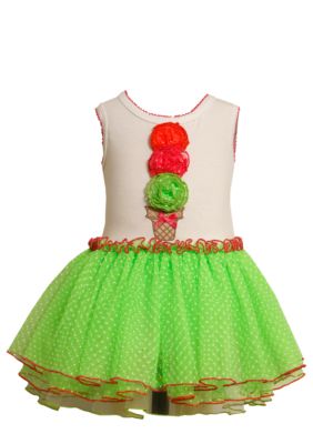 Bonnie Jean Icecream Tutu Dress Toddler Girls