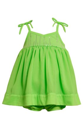 Bonnie Jean Neon Chiffon Dress