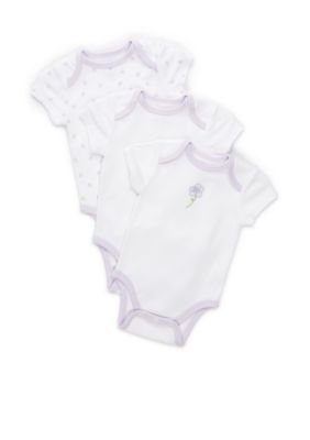 Little Me Floral 3 Pack Bodysuit - Newborn