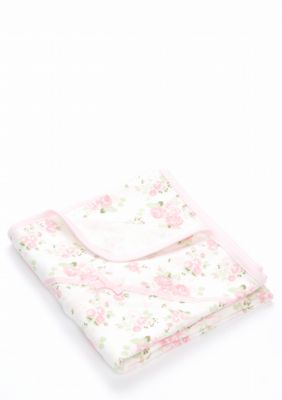 Little Me Newborn Cabbage Rose Blanket