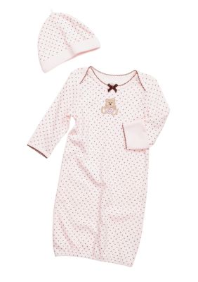 Little Me Bear and Hearts Gown