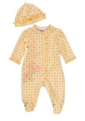Little Me Floral Stretchie - Newborn
