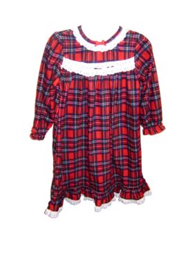 Little Me Plaid Gown - Toddler Girl