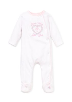 Little Me Thank Heaven For Little Girls Footed Sleeper