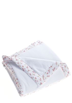 Little Me Dainty Blossoms Quilted Stroller Blanket