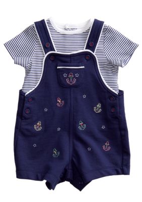 Little Me Nautical Shortall Set