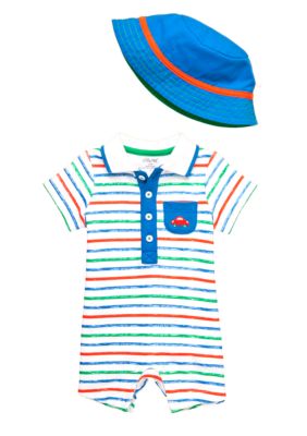 Little Me Romper With Hat