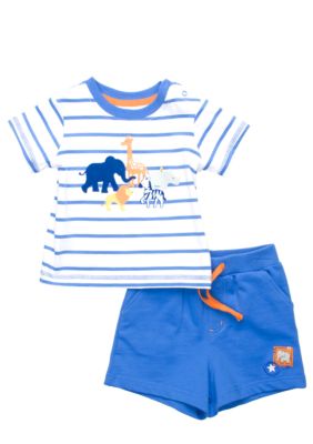 Little Me Safari Short Set