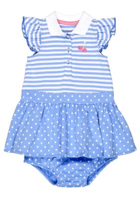 Little Me Cherry Tennis Dress Set