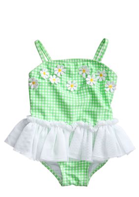 Little Me One Piece Daisy Swimsuit