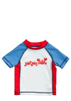 Little Me Happy Crab Rash Guard