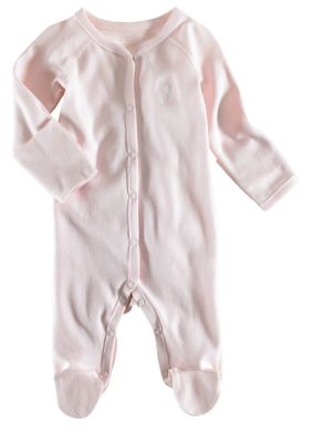 Ralph Lauren Childrenswear Pink Solid Coverall