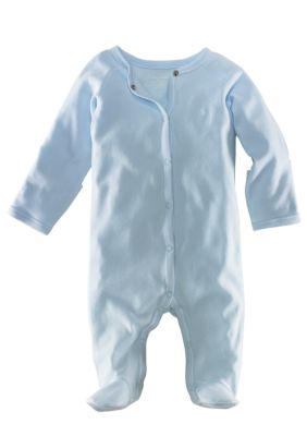Ralph Lauren Childrenswear Cotton Footed Coverall