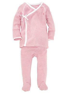 Ralph Lauren Childrenswear 2-Piece Striped Kimono Set