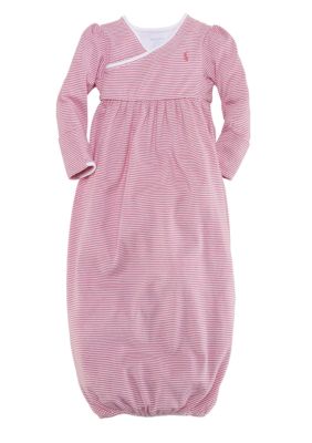 Ralph Lauren Childrenswear Pink Striped Gown