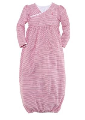 Ralph Lauren Childrenswear Pink Striped Gown