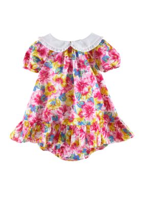 Ralph Lauren Childrenswear Cassie Beth Floral Dress - Newborn