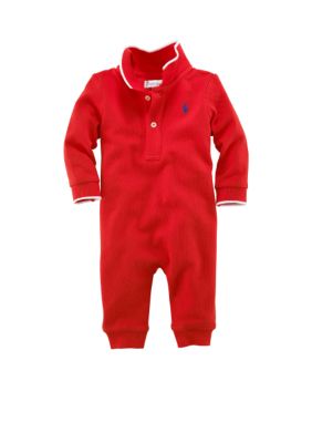 Ralph Lauren Childrenswear Polo Coverall - Newborn