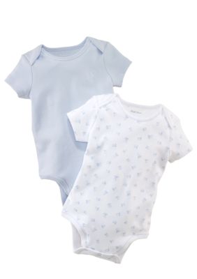 Ralph Lauren Childrenswear Toy Block Bodysuit Set of 2