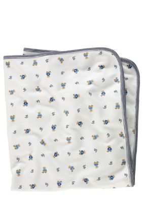 Ralph Lauren Childrenswear Reversible Printed Receiving Blanket 