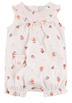 Ralph Lauren Childrenswear Bear Bubble Romper
