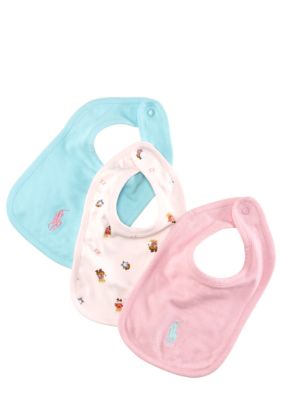 Ralph Lauren Childrenswear 3-Pack Bibs