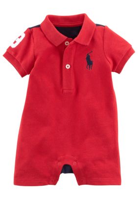 Ralph Lauren Childrenswear Coloblocked Mesh Shortall
