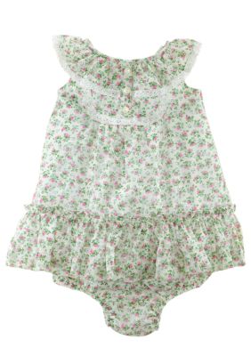 Ralph Lauren Childrenswear Floral Bib Dress
